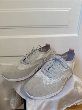 Cole Haan Zero Grande- Light Grey Knit Women's Sneakers - Casual Comfort